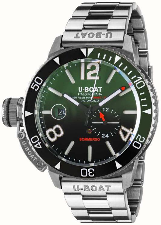 Replica U-Boat Sommerso Ghiera Ceramica 46mm Green 9520/MT Watch
